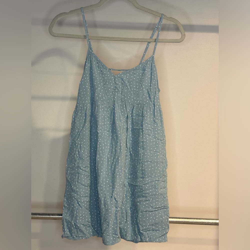 Blue Polka Dot Dress